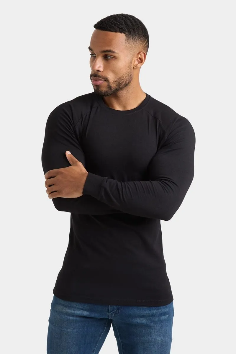 Recycled Polyester Odor Resistant Material Athletic Fit Long Sleeve Veteran 3-Pack