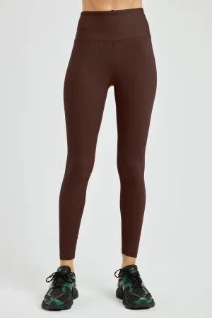 Gym Workout Petite Size Ribbed High High Legging