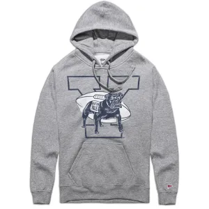 Yale Vintage Handsome Dan Football Hoodie Statement Piece Casual Look