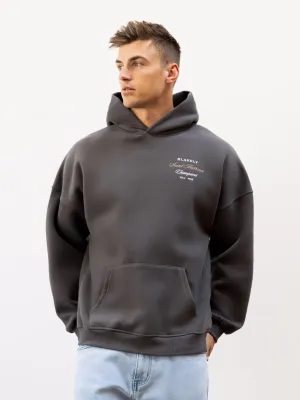 Outdoor Essential Legacy Relaxed Hoodie - Charcoal