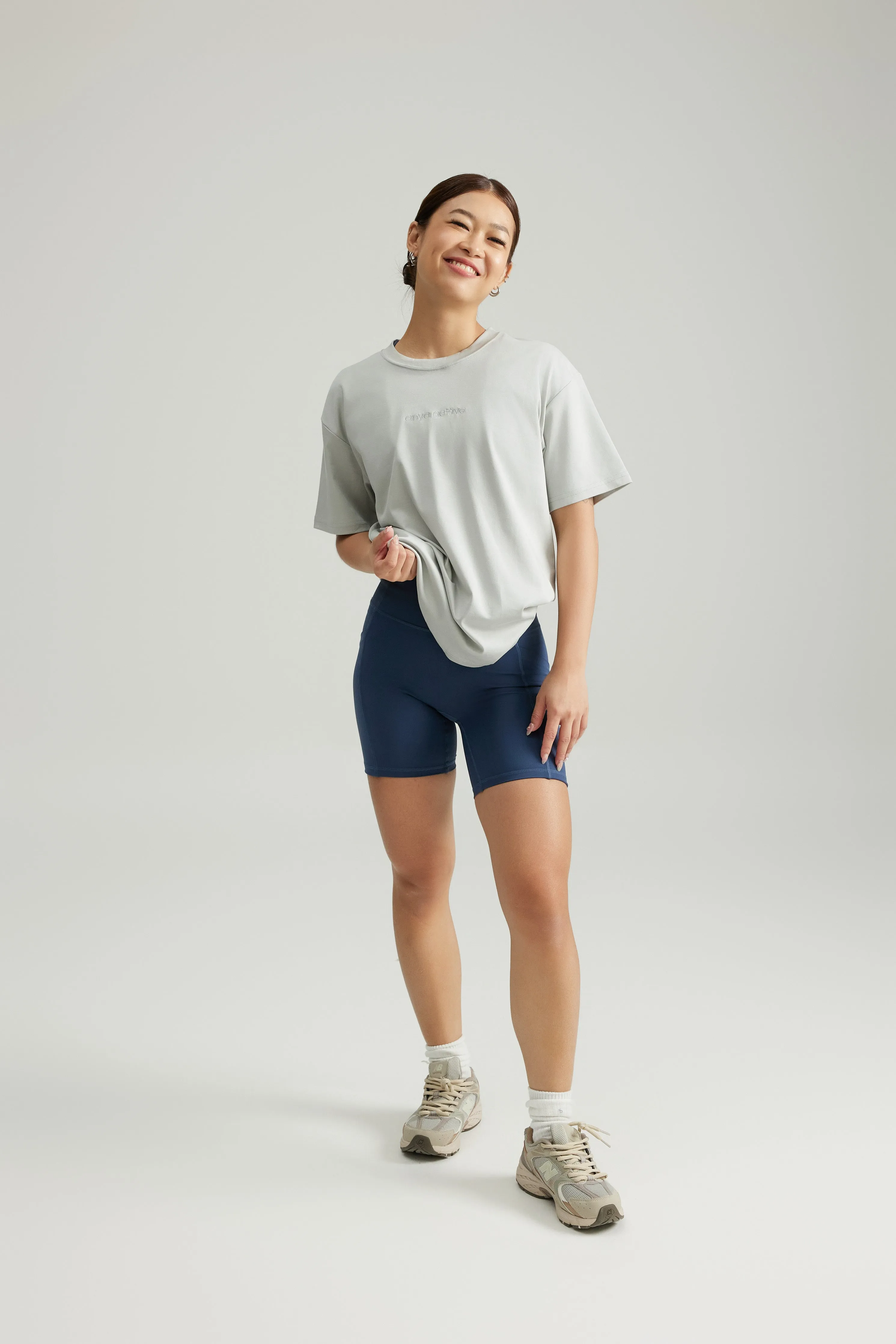 Graphic Oversized Tee in Slate (One Good Move) Comfy Apparel