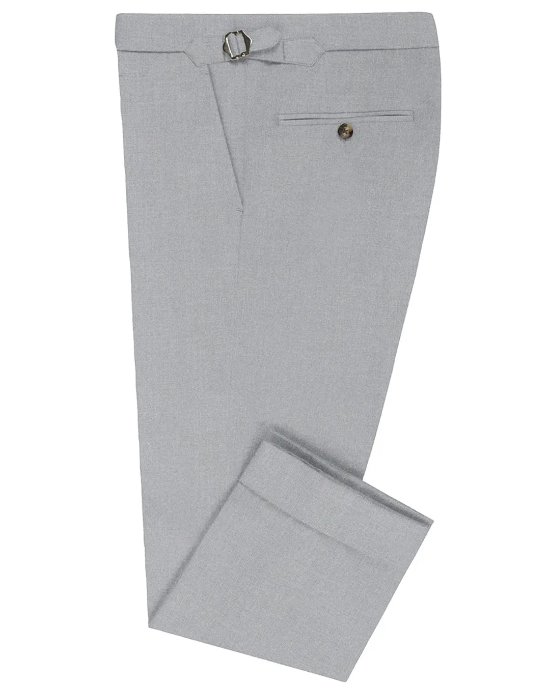 Vitale Barberis Canonico -100% Wool Stone Grey Twill Eco Friendly Dye