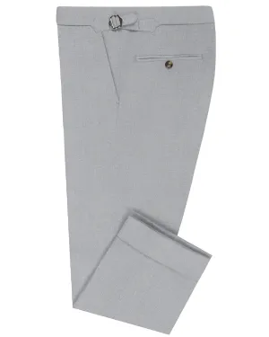 Vitale Barberis Canonico -100% Wool Stone Grey Twill Eco Friendly Dye