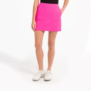 16 1/2IN TECH STRETCH SKORT Pleated design Polished Look