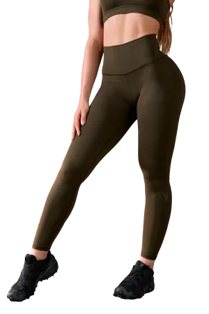 Shape Retention Speed Ready 7/8 LEGGINGS - Khaki