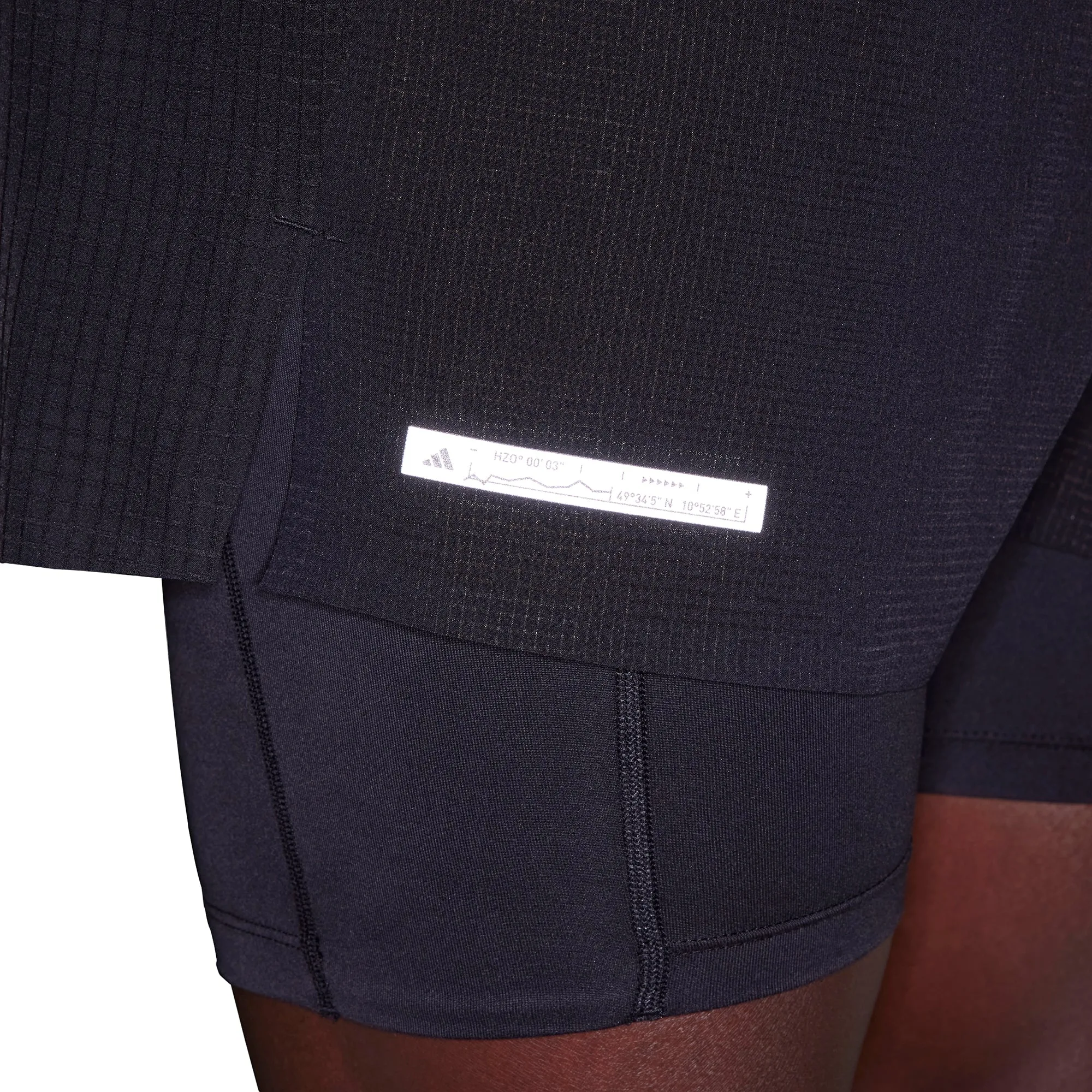 adidas Ultimate 2 In 1 Mens Running Shorts - Black Budget - friendly