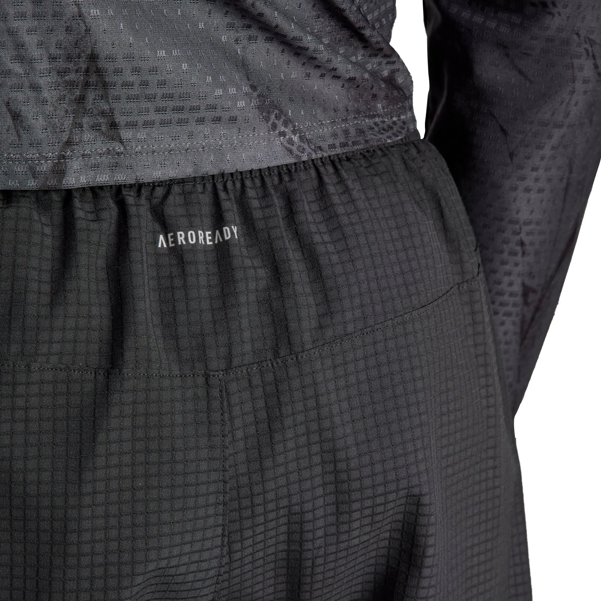 adidas Ultimate 2 In 1 Mens Running Shorts - Black Layered Look