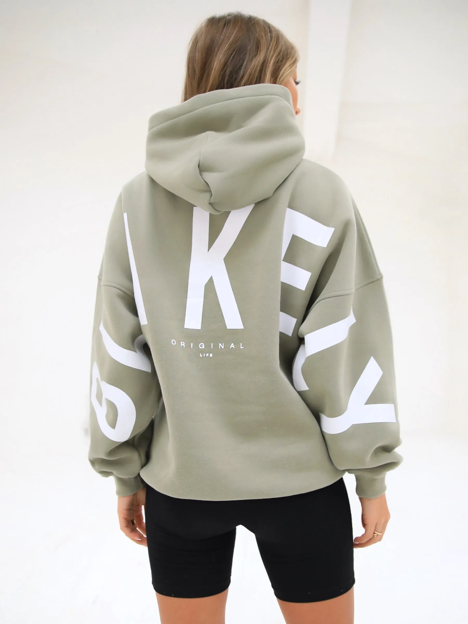 Isabel Oversized Hoodie - Olive Odor Resistant Treatment