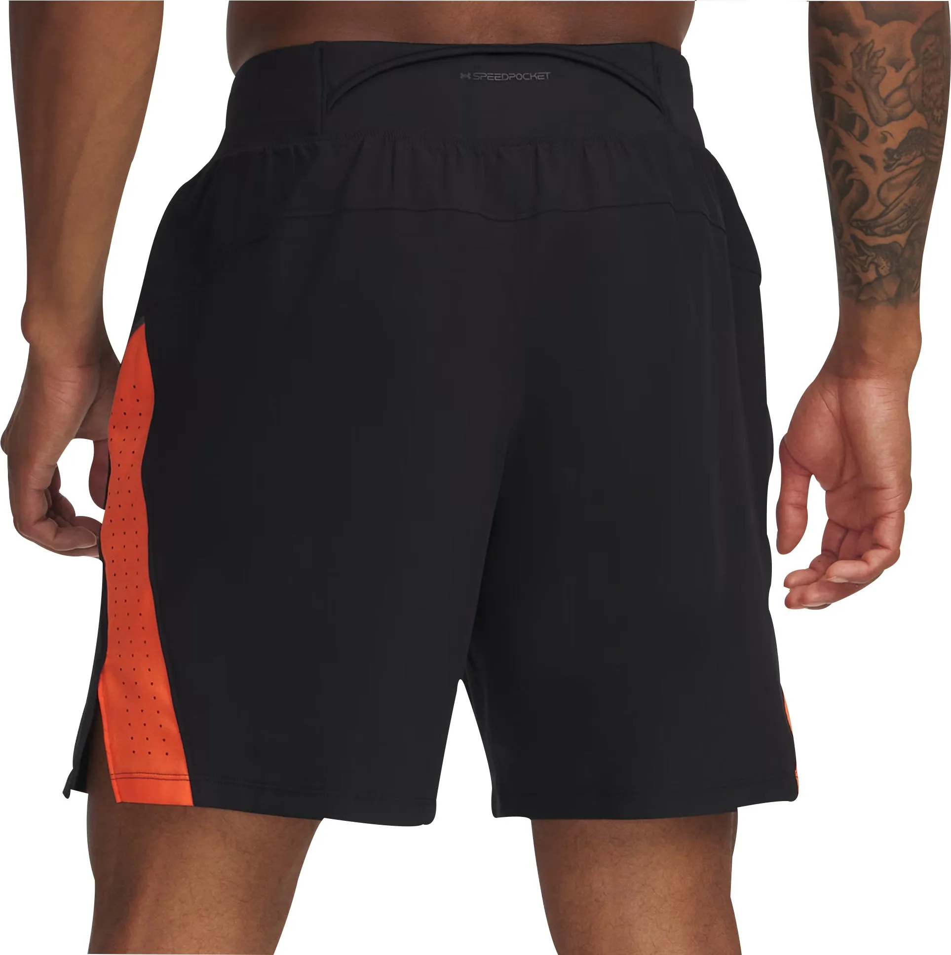 Under Armour Launch Elite 7 Inch Mens Running Shorts - Black Comfort waistband