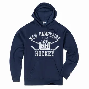 Bat like crew neck UNH Vintage Hockey Hoodie