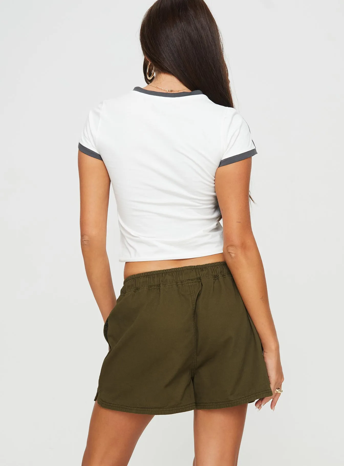Clark Shorts Olive Ventilated Back Panel