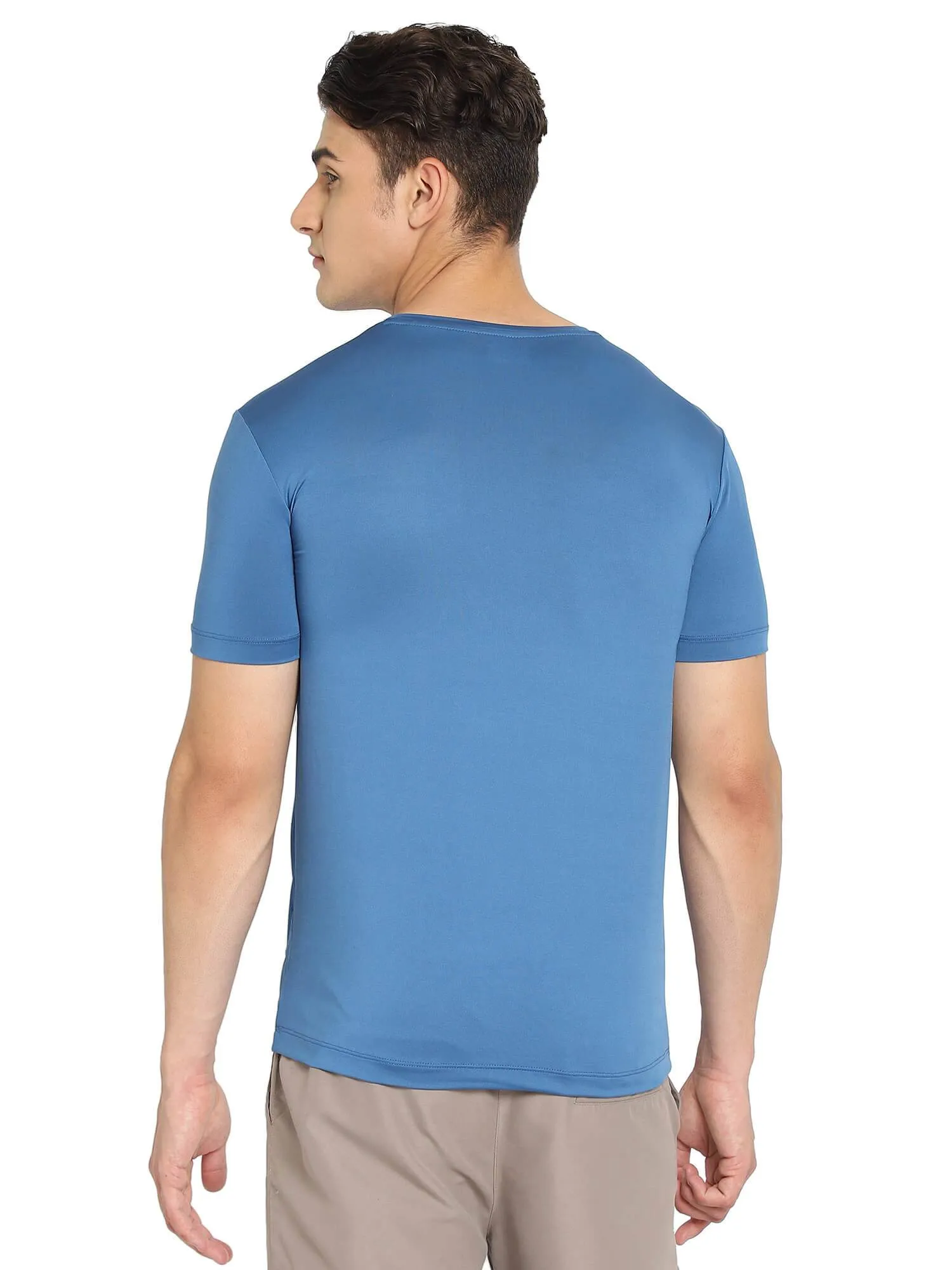 Flash Look Reinforced Stitching Erin Polyester T-Shirt