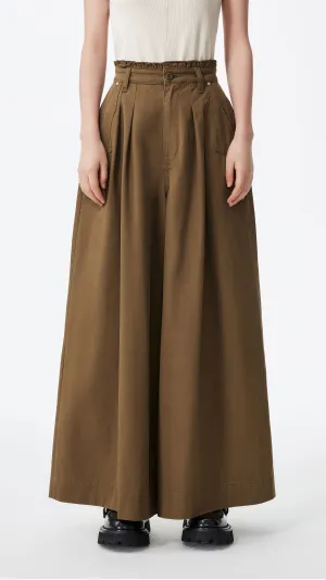Wide-Leg Pants QuickDry Material FadeResistantDye