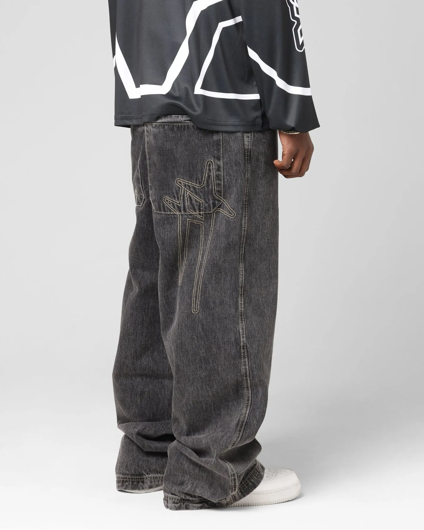 Loiter Star Born Jeans Dirty Grey Winter Warmth Sustainable
