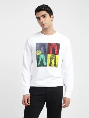 Men's Graphic Print Crew Neck Sweatshirt Weekend Casual Walrus like