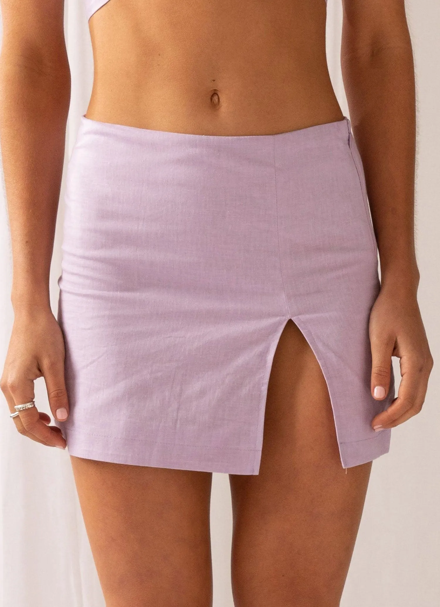 Stay Focused Skirt - Lilac Love Cozy And Stylish