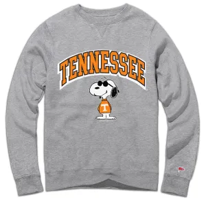 Collapsible Hood Peanuts x Tennessee Joe College Crewneck Sweatshirt