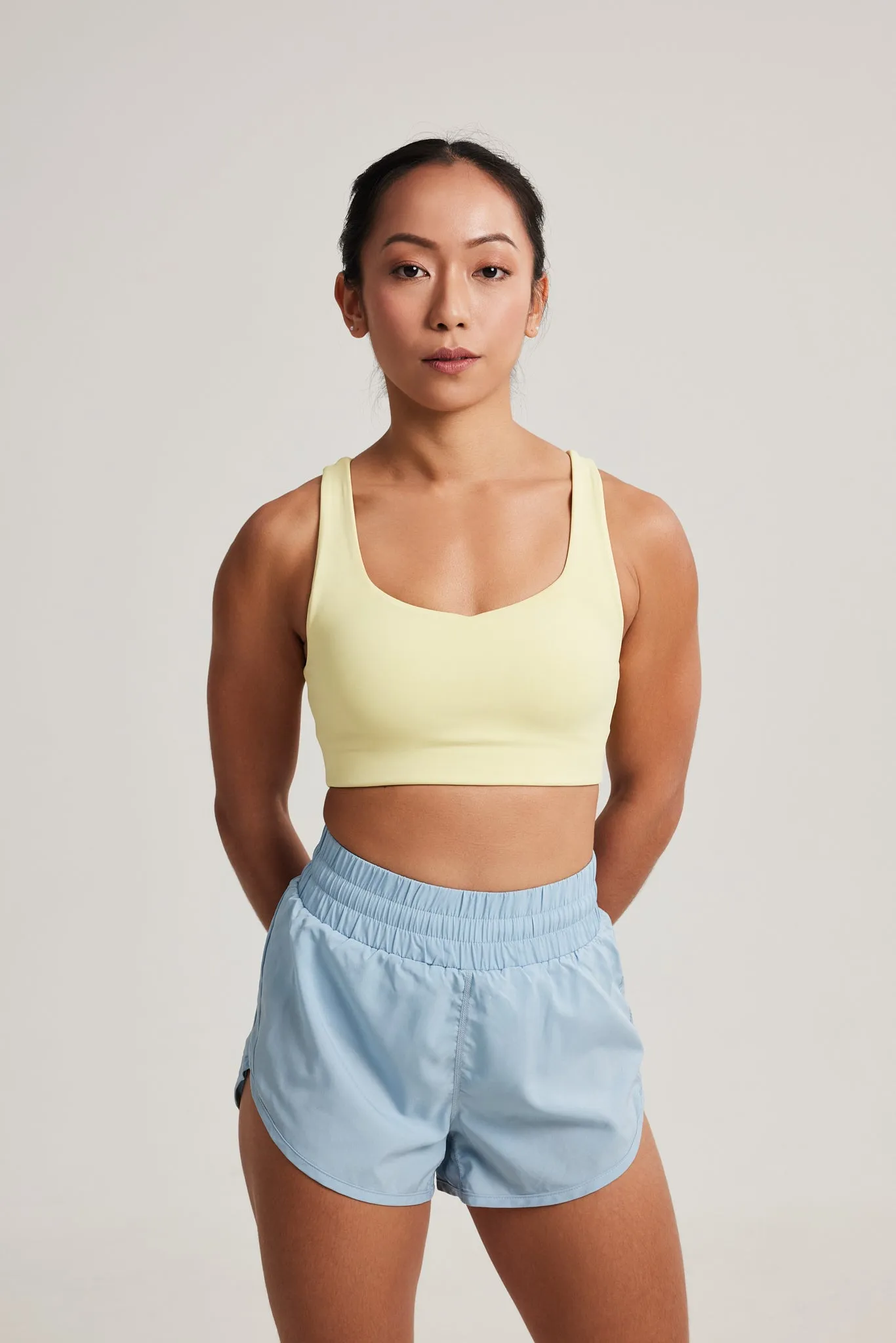 Seamless Feel Smooth Fabric Circle Back Bra 2.0 in Early Bird