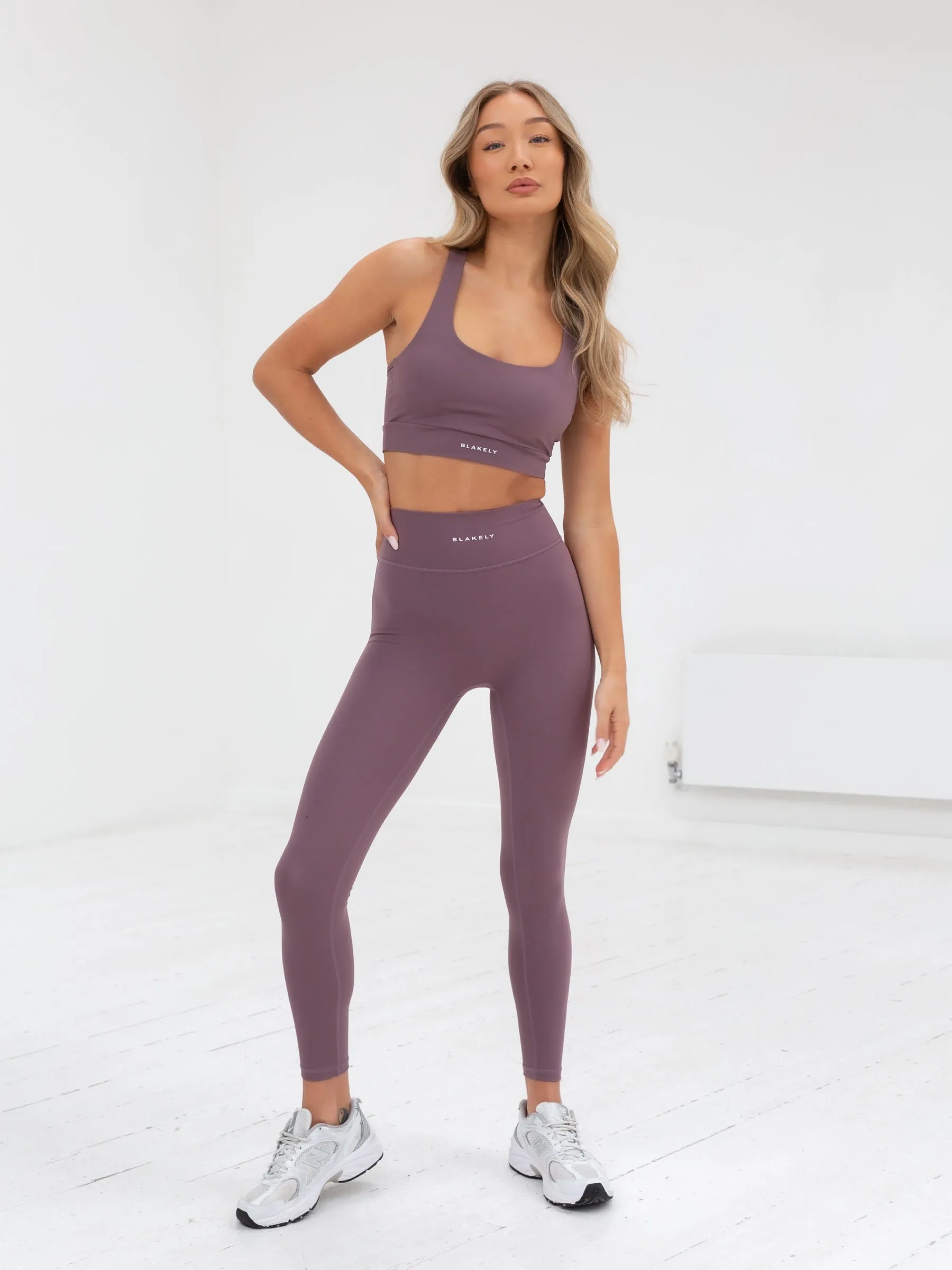 Ultimate Active Bra - Light Plum Anti-shrink