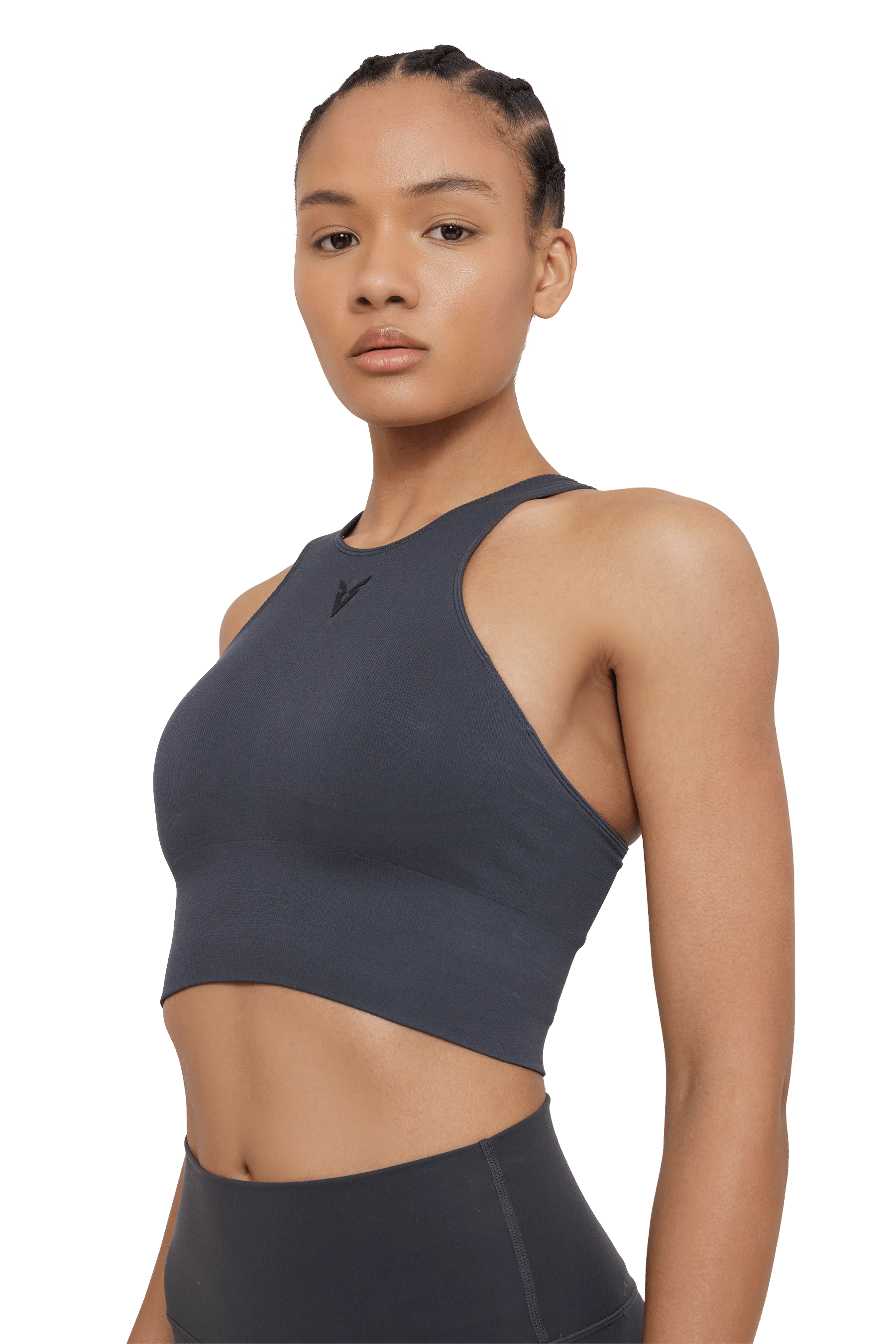 Wear under clothes SPORTS BRA ULTRA LONG SEAMLESS  - GRAY