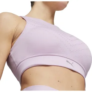Puma PWR Ultraform Womens Running Sports Bra - Purple Adjustable Structure Crisscross Back Support
