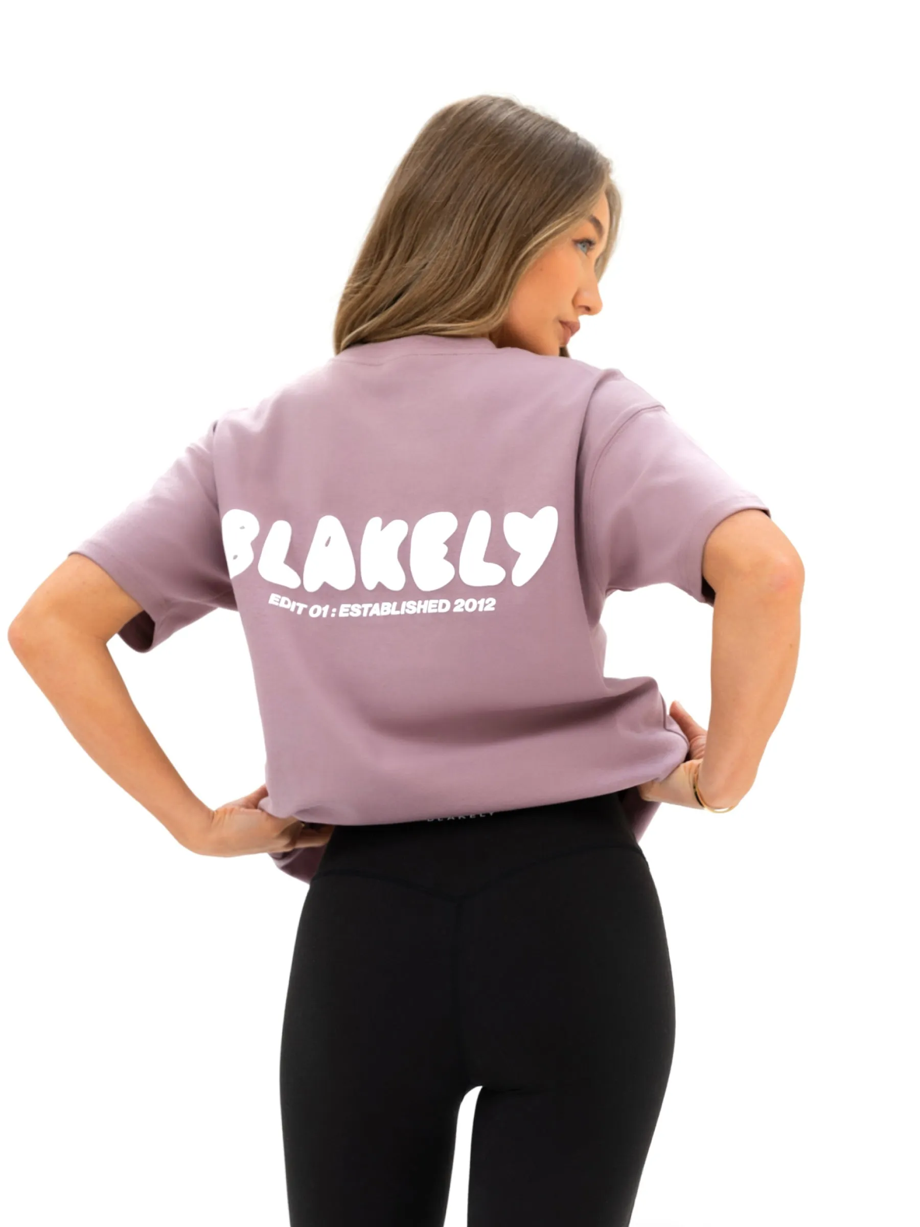 Cloud Print Oversized T-Shirt - Dusty Pink Effortless Comfort Wear