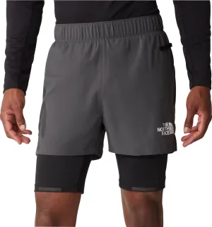 Versatile Piece The North Face Lab Dual 2 In 1 Mens Running Shorts - Grey