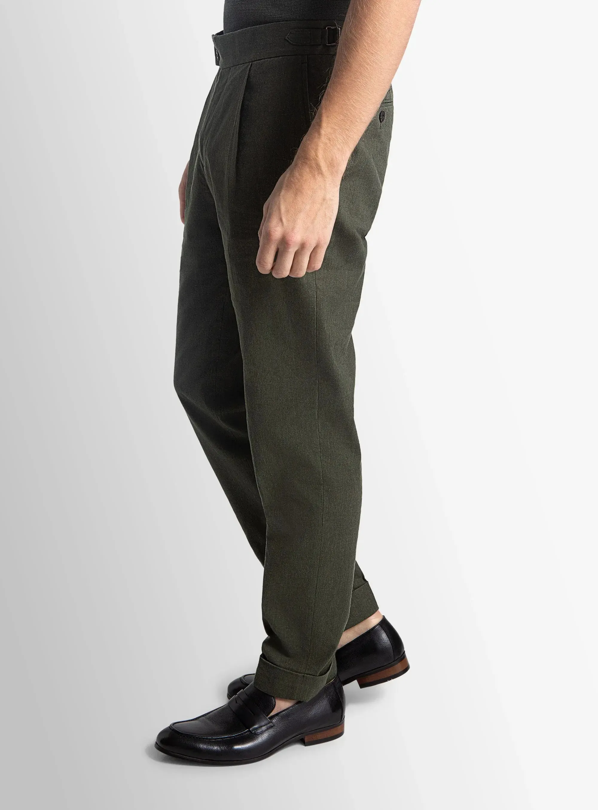 Perfectly Fit Fashion Staple Santorini Olive Trousers
