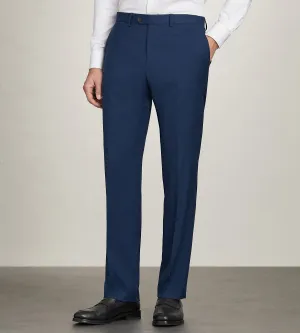 Slim Fit Solid Suit Pants Perfect Comfort Petite Fit