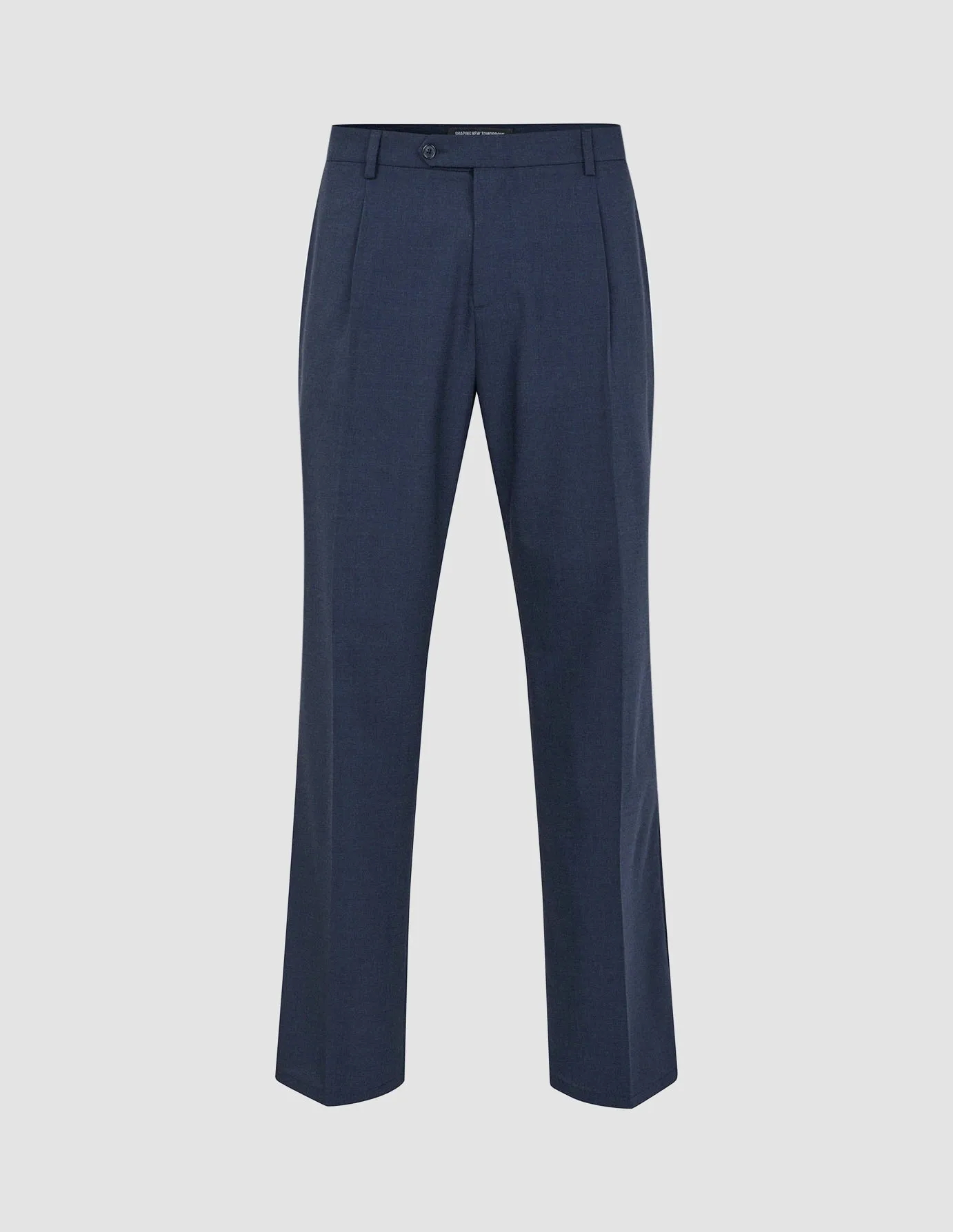 Tech Wool Suit Pants Relaxed Fit Navy Odor Control Tech