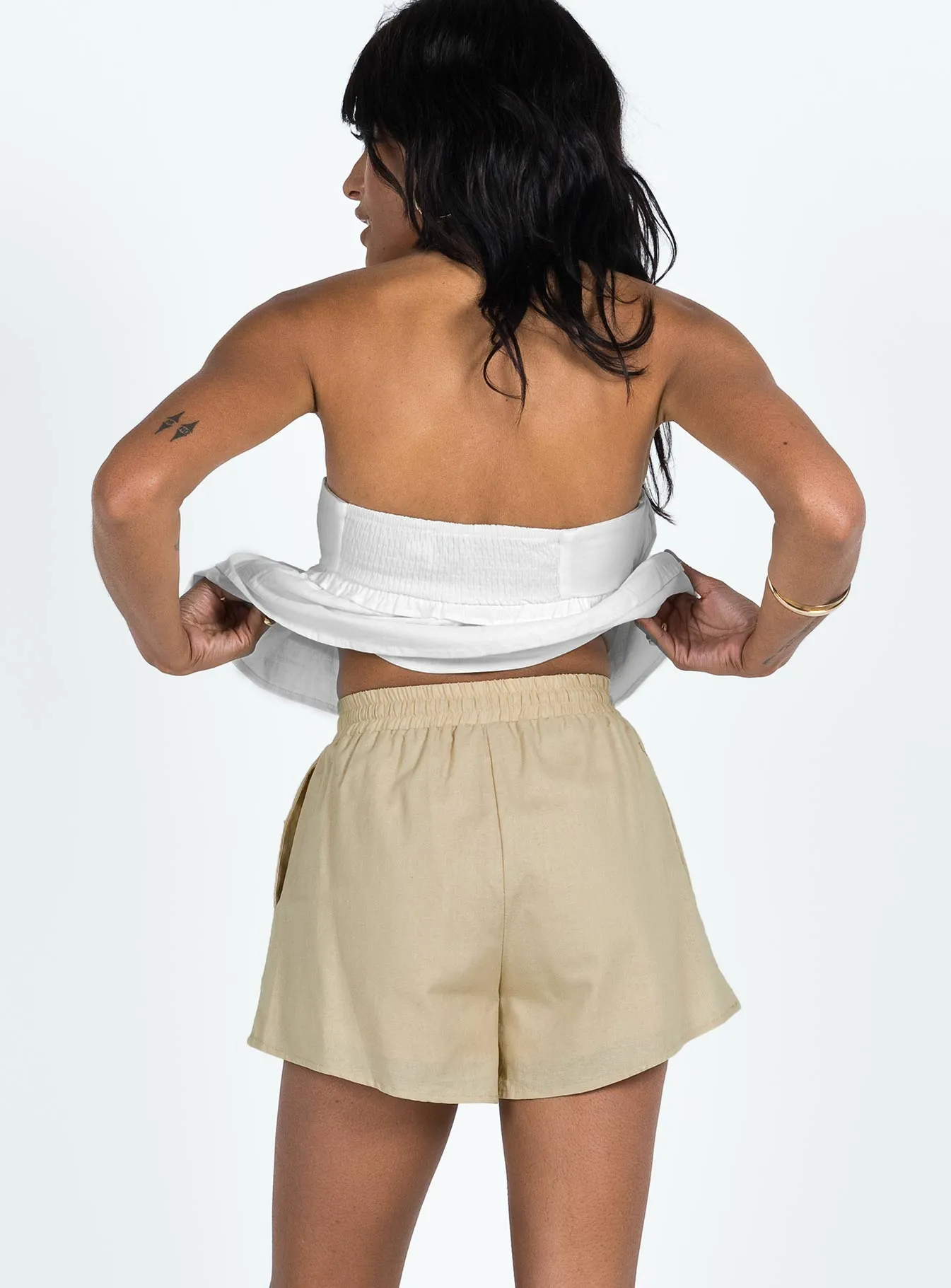 OdorResistantFabric Basils Shorts Beige