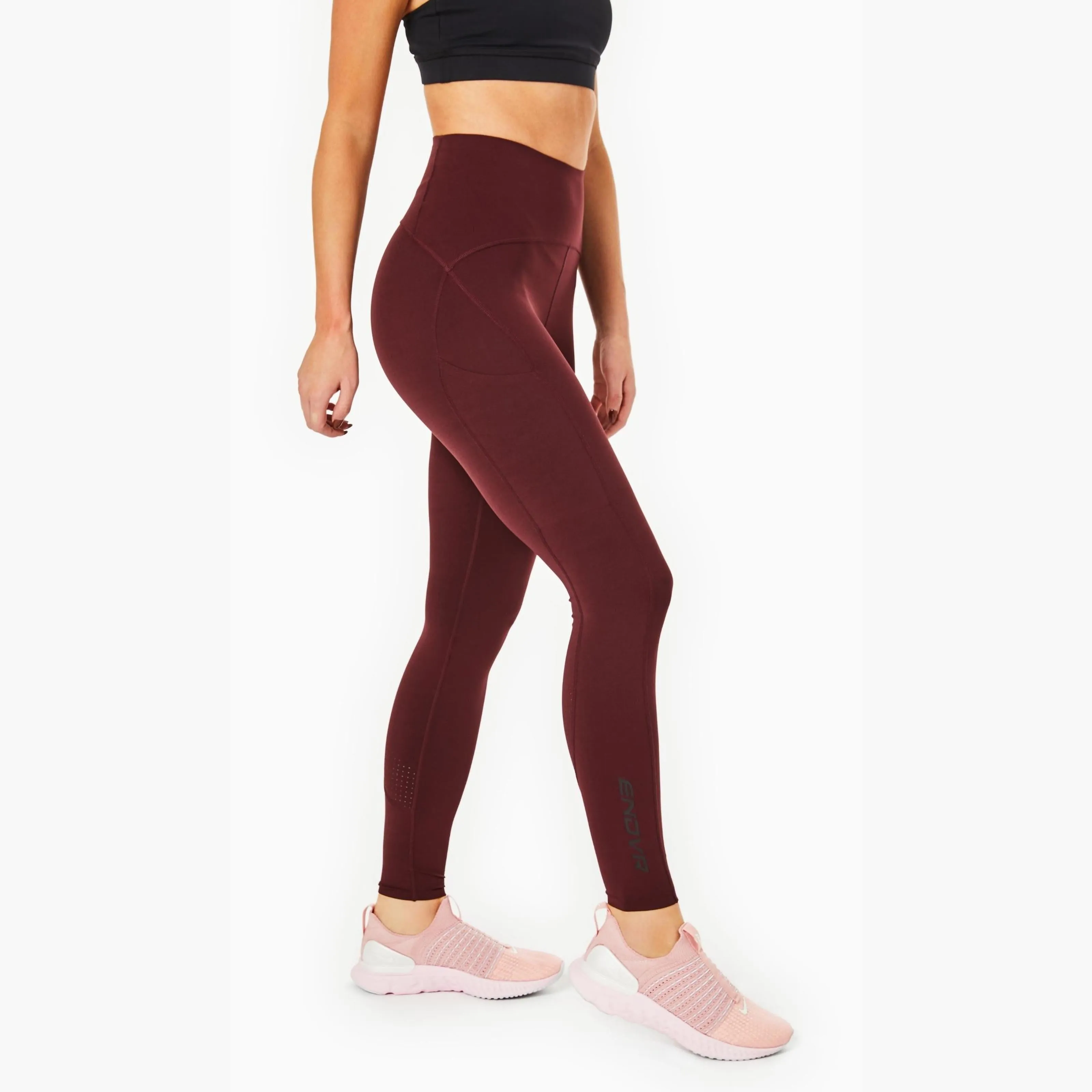 Recycle Glow Office Glam DRYFORCE? Bonded Sculpt Tight 25" | Plum Wine