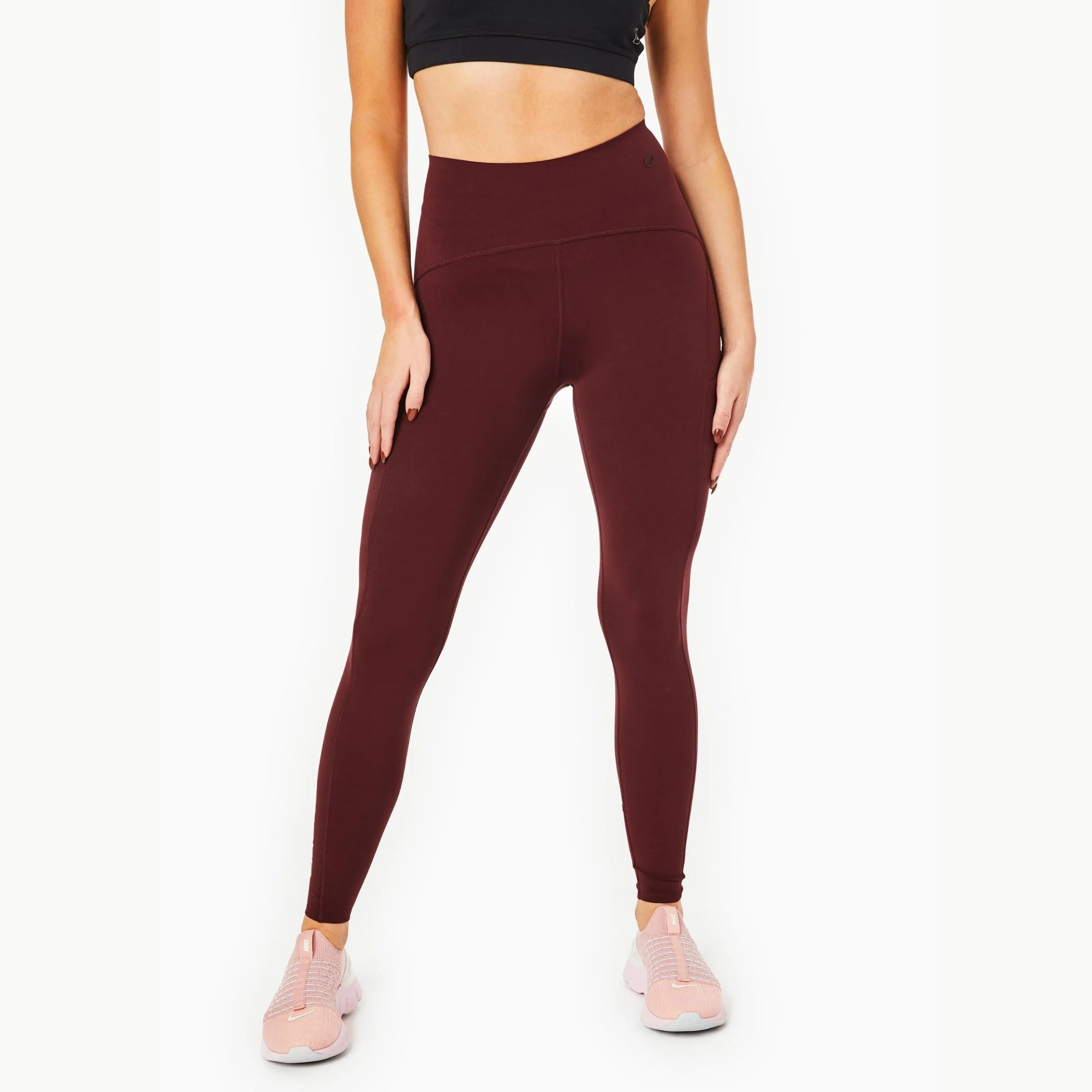 DoubleLayeredHem Magic Glow DRYFORCE? Bonded Sculpt Tight 25" | Plum Wine