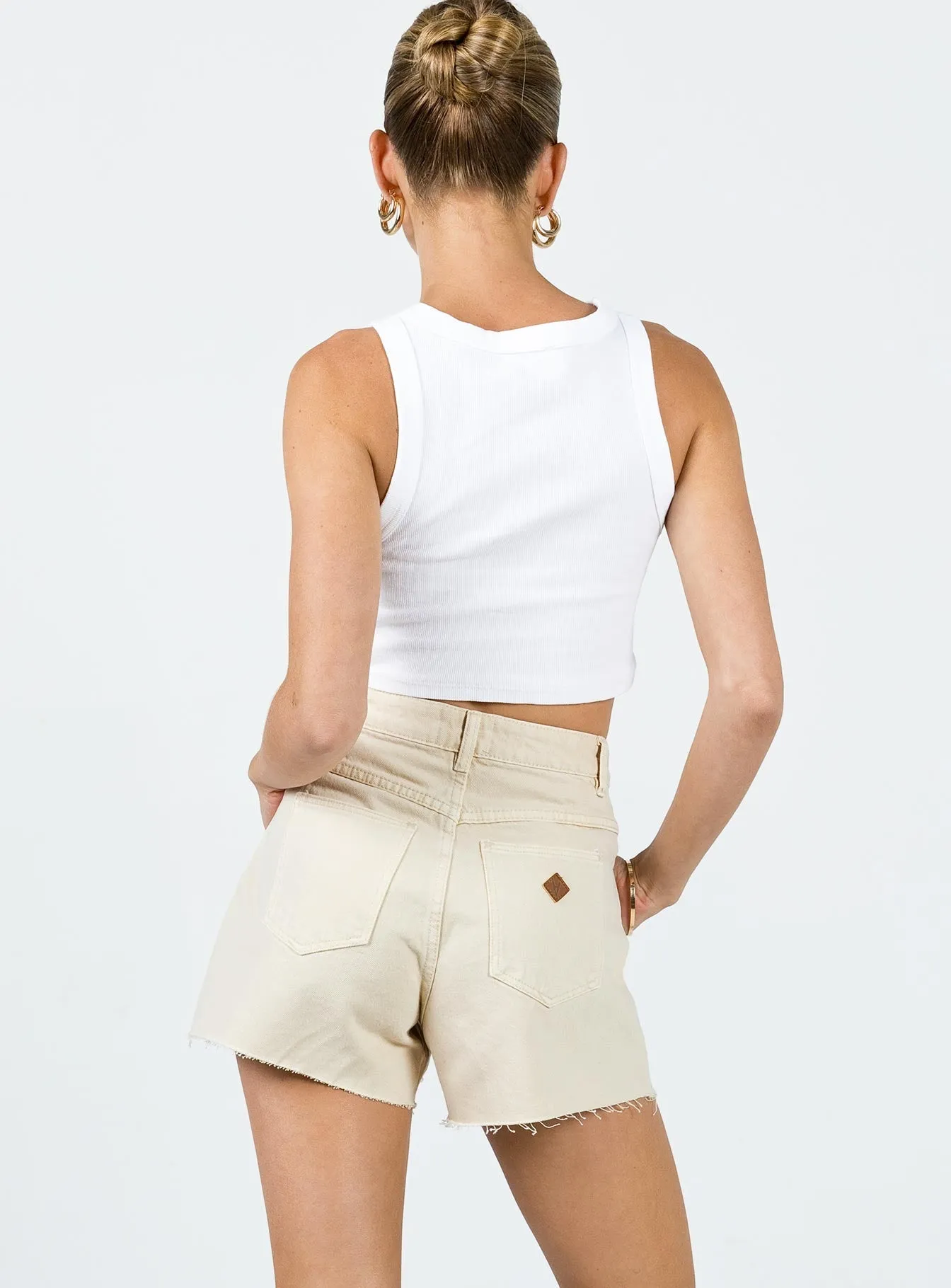 Abrand Venice Short Washed Ecru NonRestrictiveCut