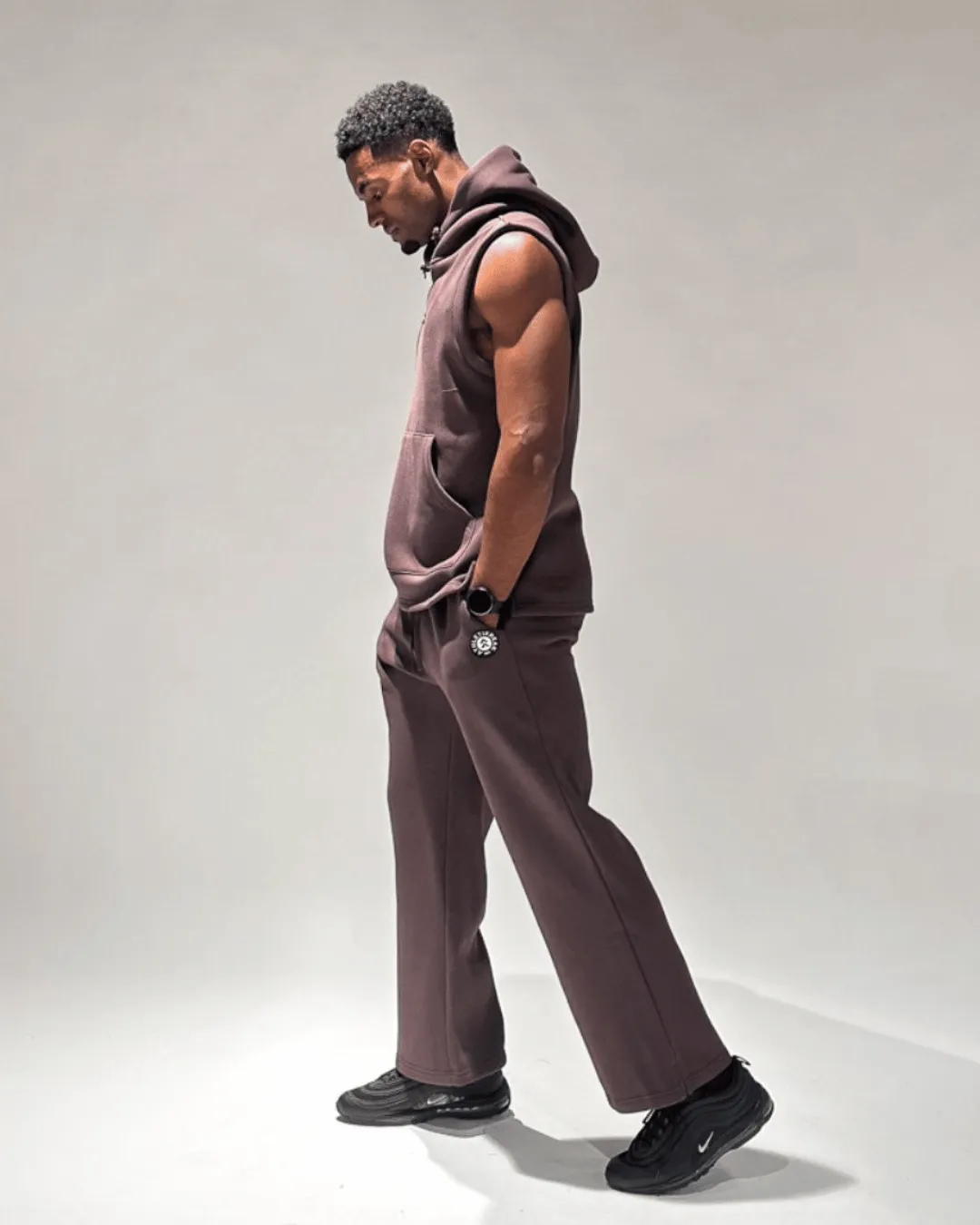 LowProfileTopstitching [ULTRALUX] Straight Leg Pants - Espresso