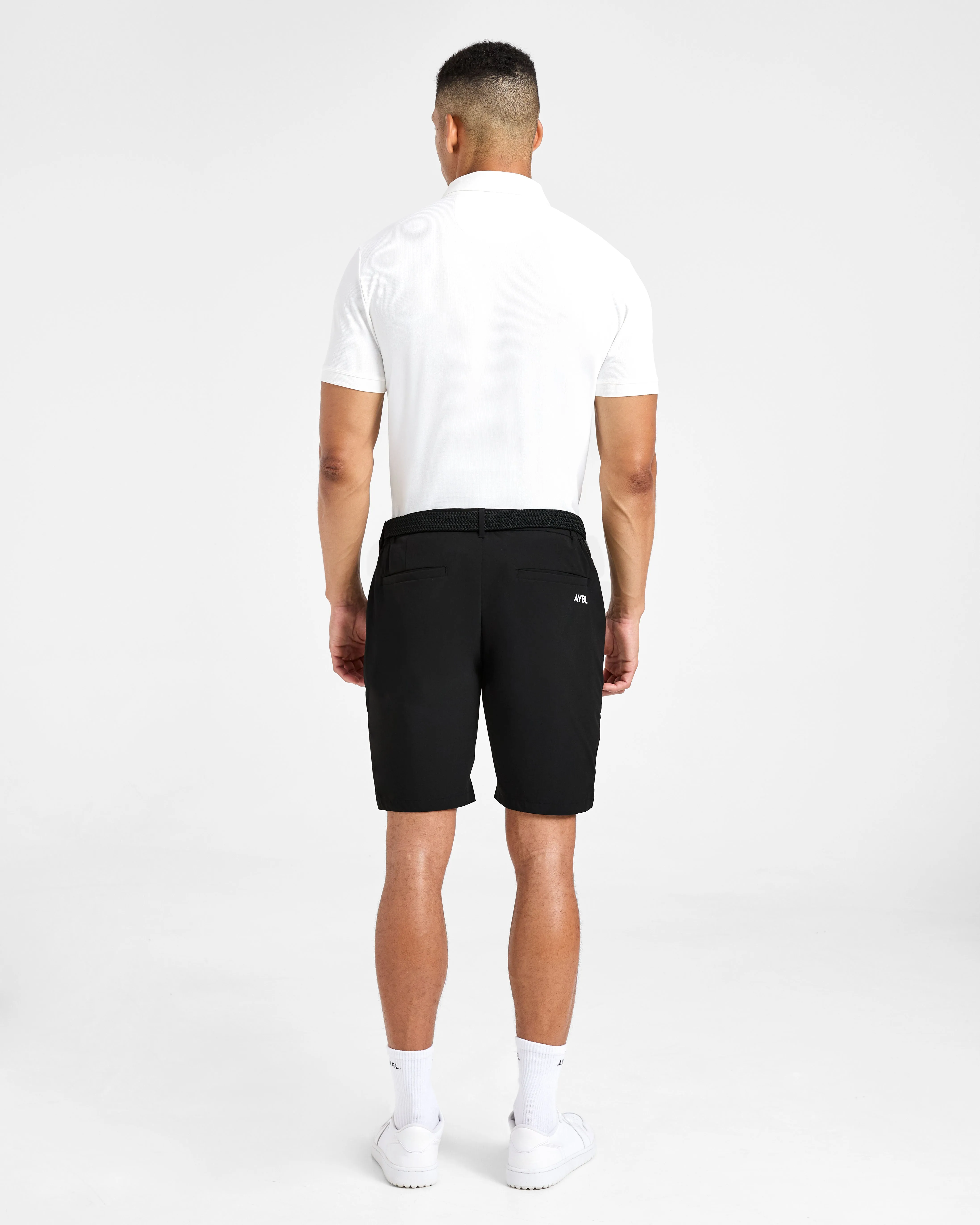 Precision Polo - White SnagResistant Weave DoubleLayered Hem Binding
