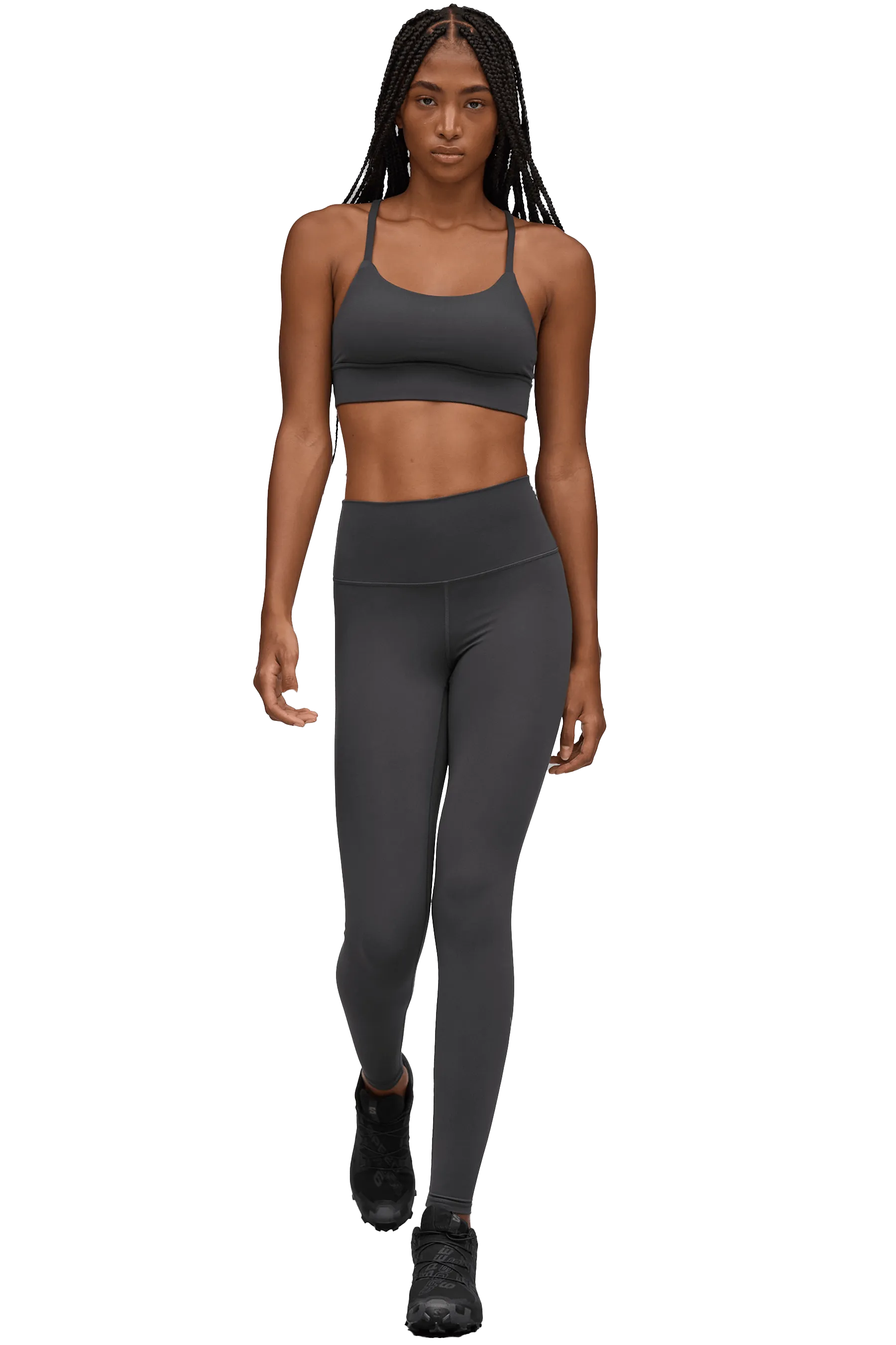 LEGGINGS - Dark Gray Slim Style Casual Day Four Way