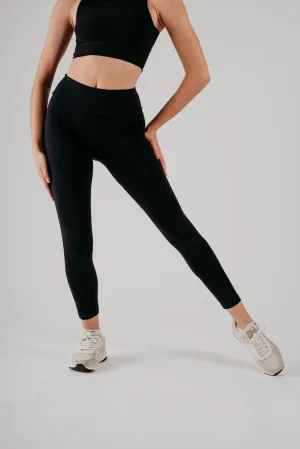 Squat Proof Dance Practice Phoenix Off Ice Leggings in Black
