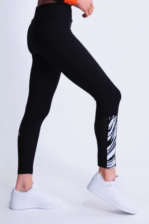 Inspire Off-Ice Leggings in Swirl Eco Friendly Blend