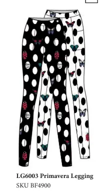 Double Layered Fabric Primavera Legging