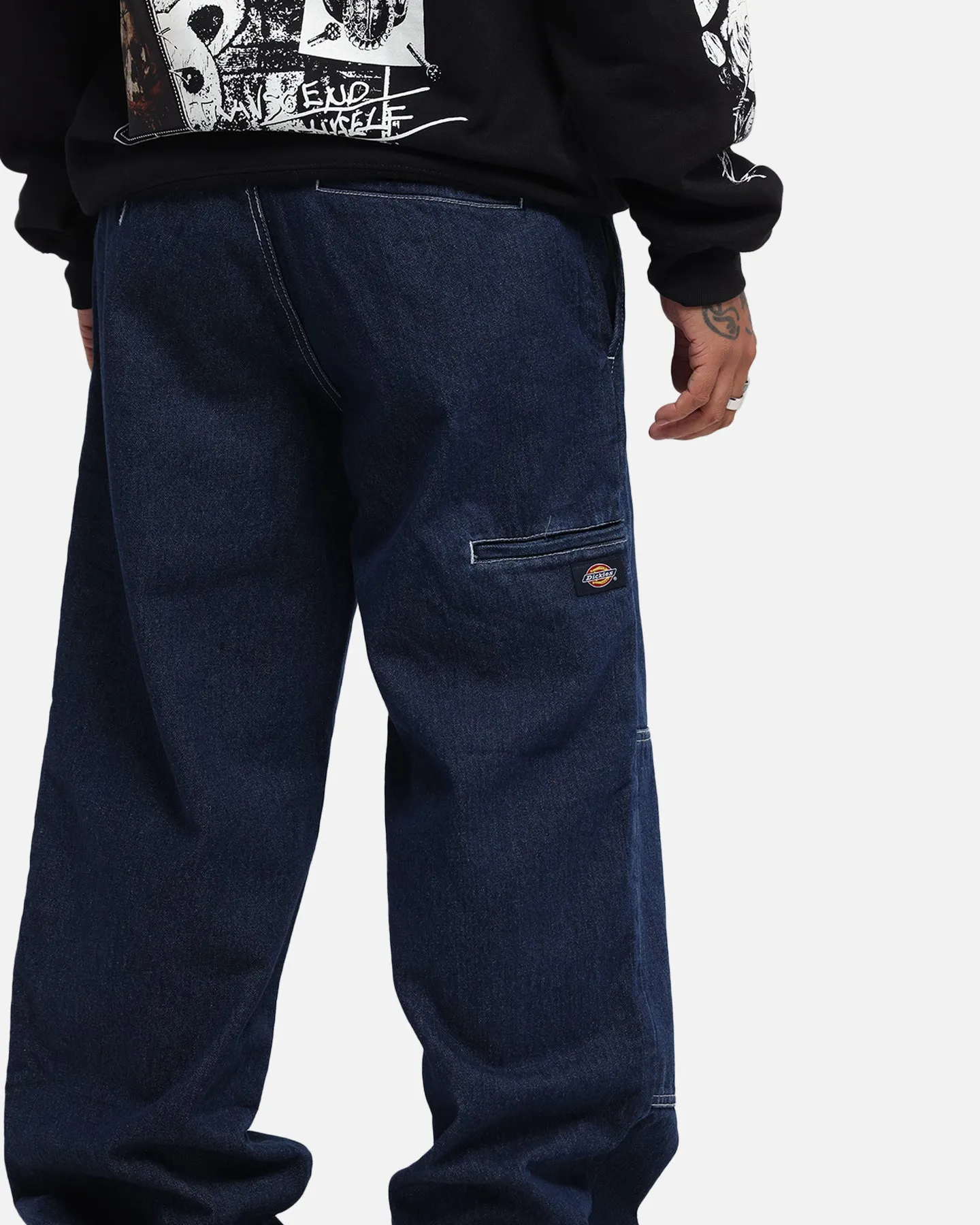 Fashion Forward Dickies 82-283AU Denim Jeans Rinsed Indigo
