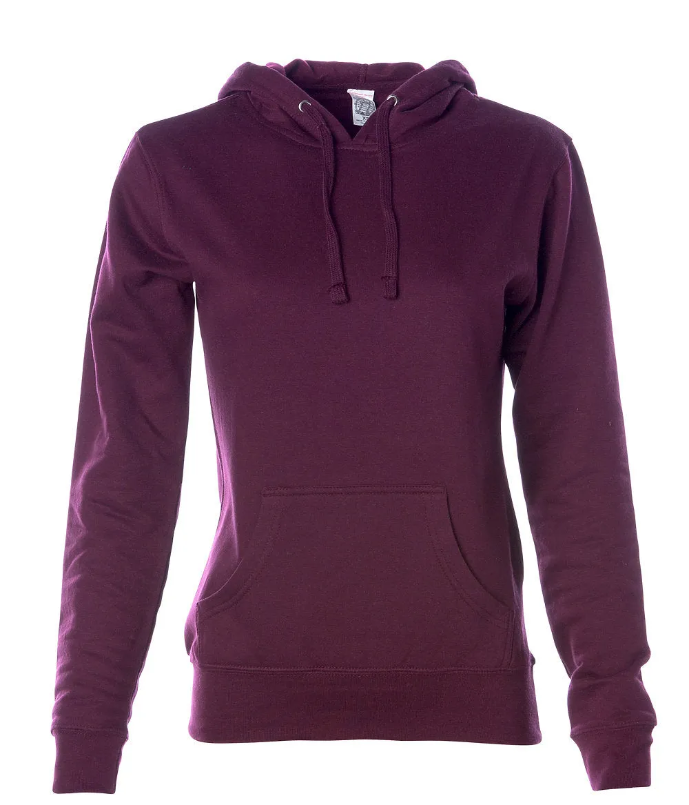 Women's LightWeight Fleece Hoodie forest hike Designer Touch