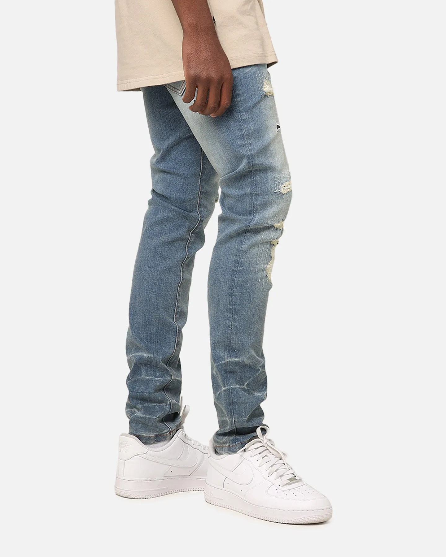 Saint Morta Rage Summum Jeans Superwash Blue Minimalist Style Holiday Vibes Weekend Warrior Spring Mood Outdoor Enthusiast Formal