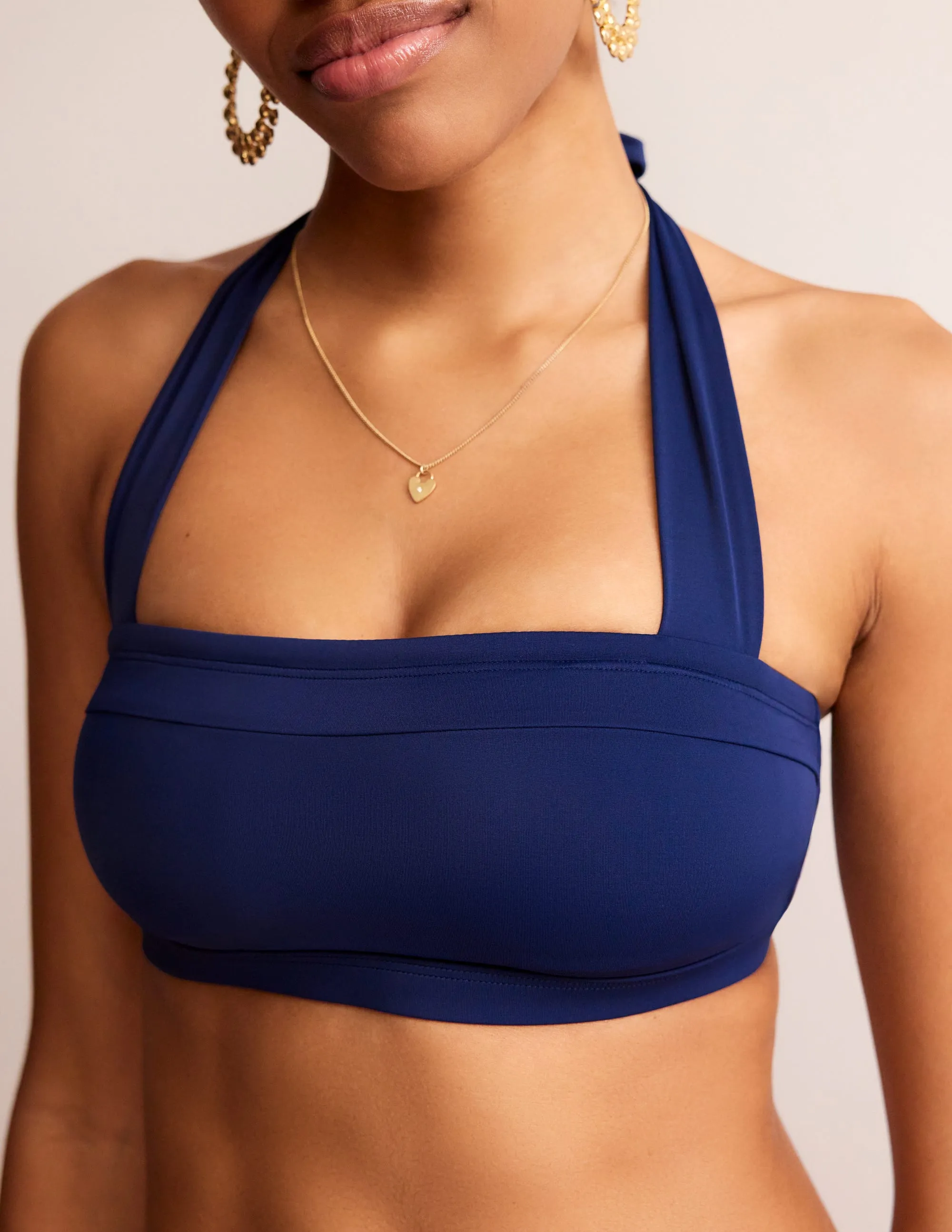Summer-essentials Santorini Bikini Top-Navy