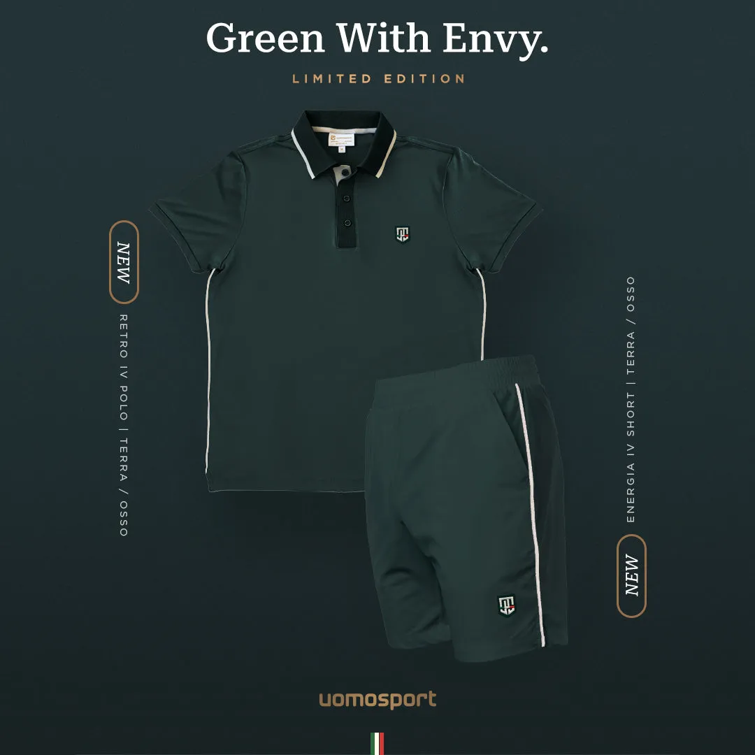 AntiStatic Fabric Treatment Premium Cotton Retro IV Polo - Terra