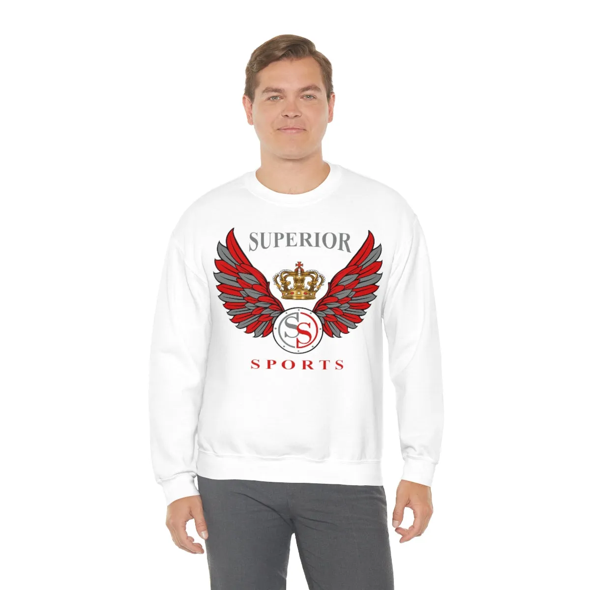 Men Crewneck Sweatshirt Floral Print