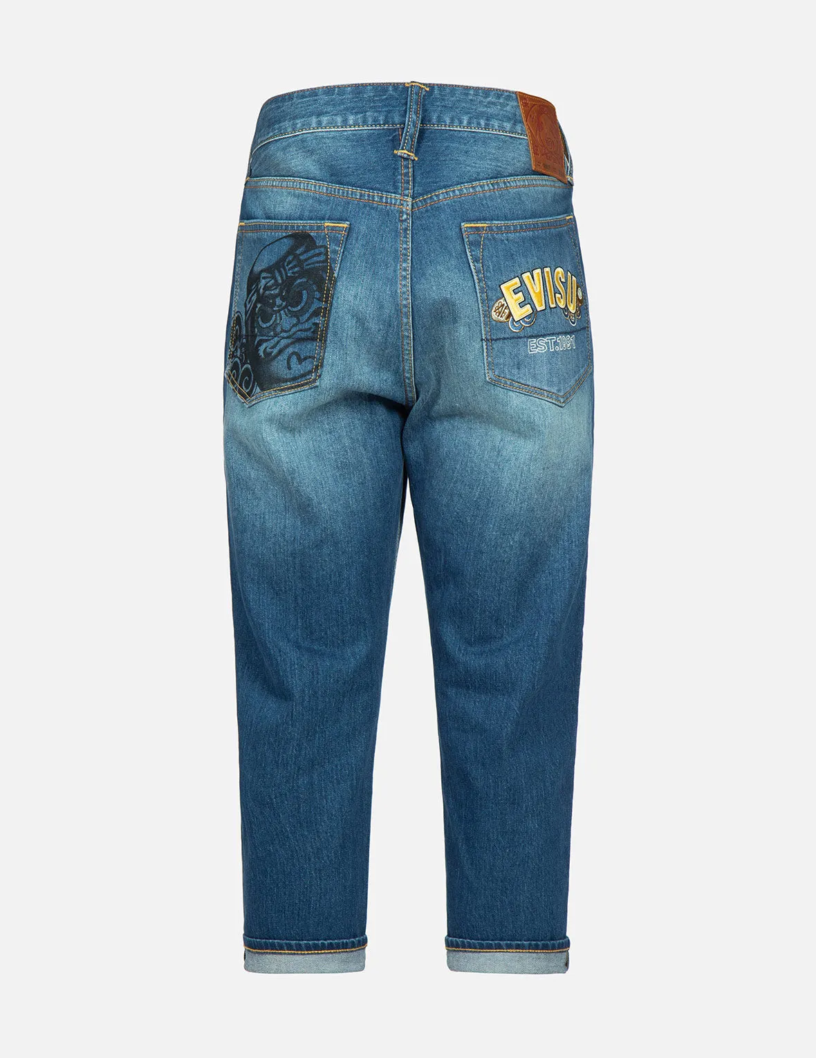 ???_?????? #2027 Relaxed Style Smart Casual Minimalist Style Shrink Resistant Denim