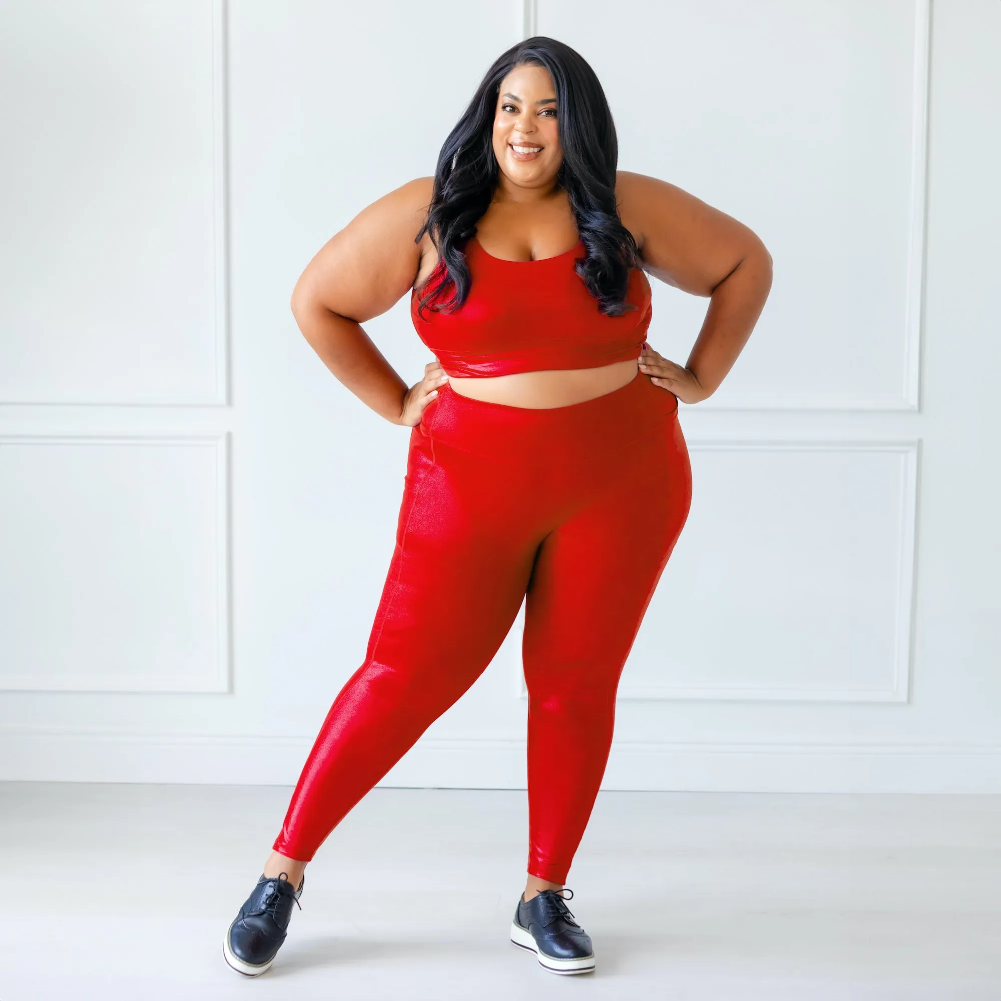 Ruby Jewel Leggings Soft Touch Fitness Training