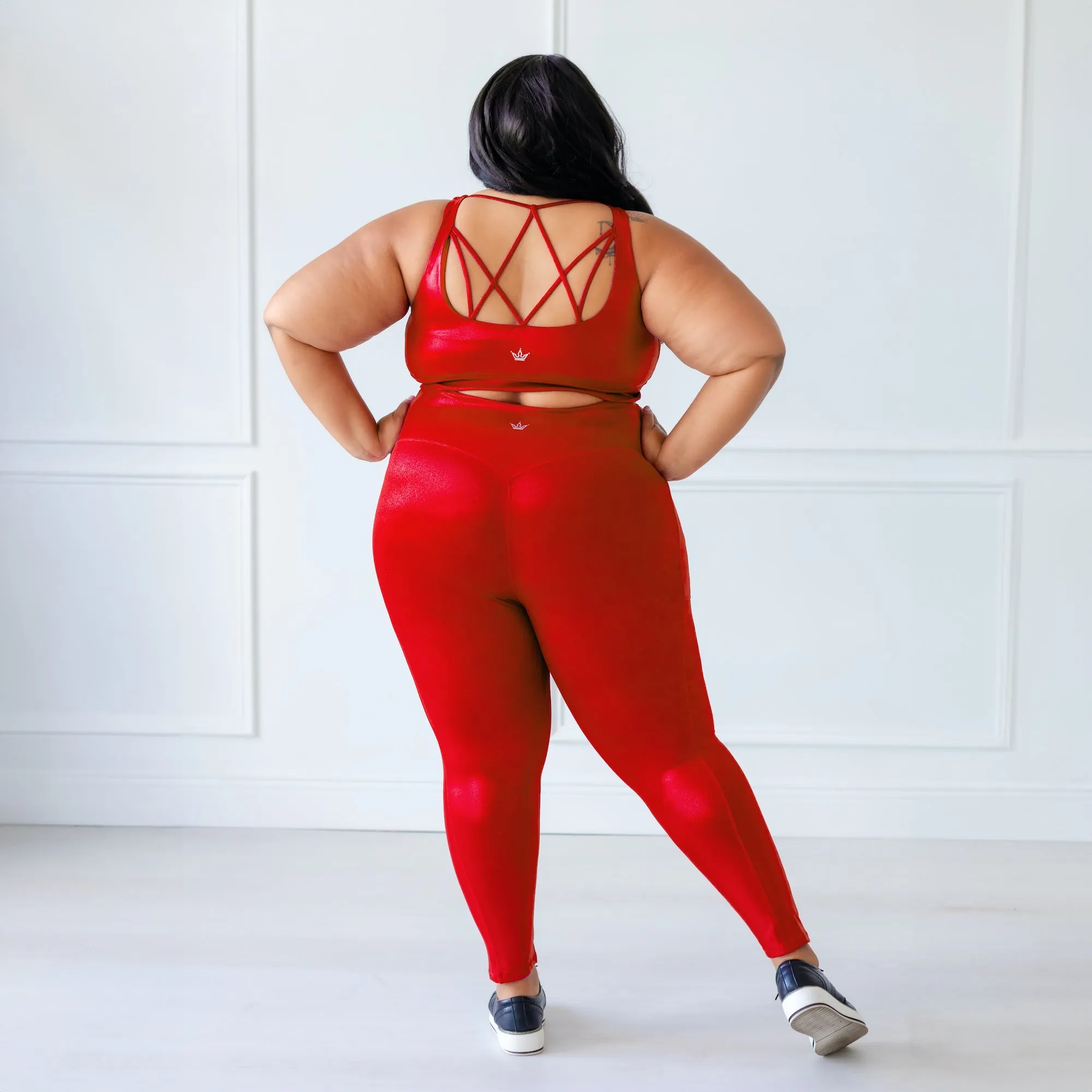 Flattering Cut Ultra Durable Ruby Jewel Leggings