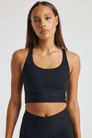 Sports bra alternative Adaptive Compression Ribbed Gym Bra